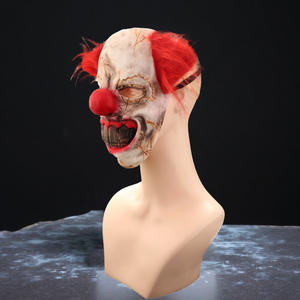 Horreur Fantôme Pourri Visage <span class=keywords><strong>Joker</strong></span> Halloween Bar Ball Props Monstre Latex Effrayant Clown Masque En Gros - Product Image 2