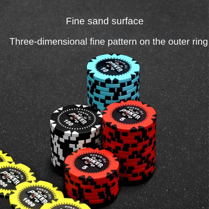 Neu eingetroffen: Maßgefertigte Texas Poker Chips und Tray – No-Face-Design, spezielle Mahjong-Chips für den Schachraum - Product Image 4