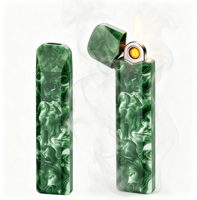 Briquet Électrique Portable Classique Personnalisé OEM ODM avec Logo, Accessoires Fumeurs, Batterie Rechargeable USB Type-C, Arc-en-ciel, Guangdong