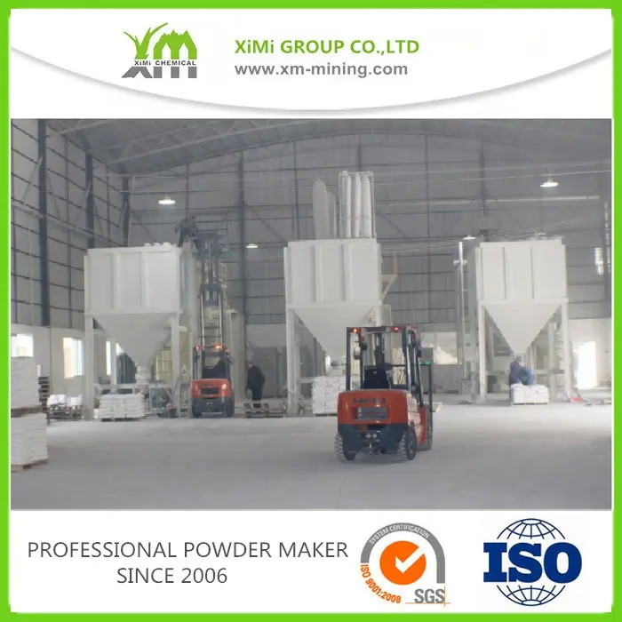 Yüksek saflıkta endüstriyel sınıf ISO9001 doğal baryum sülfat barit tozu ile onaylandı