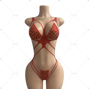 ELITES Short twerk taille haute porte-jarretelles personnalisé en gros Pole Dance - Product Image 4