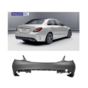 Accesorios para automóviles HAILED PP, parachoques trasero para <span class=keywords><strong>Mercedes</strong></span> Benz <span class=keywords><strong>Clase</strong></span> C <span class=keywords><strong>Amg</strong></span> W205 2058886038 2058885938 2016 2017 - Product Image 2