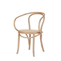 Ensemble de table et de chaises rondes en bois pour restaurant, design personnalisé pas cher pour café