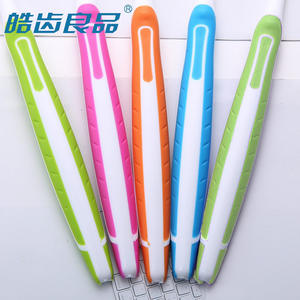 Brosse à dents nano pour adultes en gros directement de l'usine avec des poils doux, durs ou moyens, tête remplaçable, emballée individuellement pour les hôtels - Product Image 1