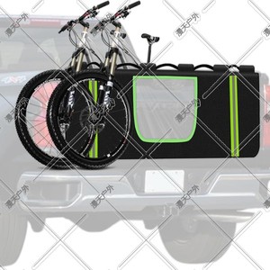 Protector de Puerta Trasera de Camioneta para Bicicletas con Ventana Transparente de PVC Negro para Mejora y Adaptación - Product Image 1