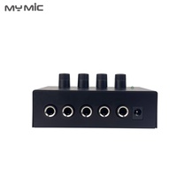 Amplificateur audio portable mini stéréo pour casque MY MIC Factory Price HA400, amplificateur audio 4 canaux pour casque filaire