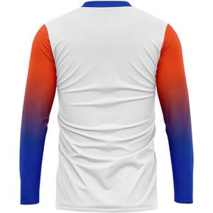 2025 maillots d'équipe à manches longues respirants personnalisés pour hommes et femmes T-shirts personnalisés avec nom et numéro - Product Image 2