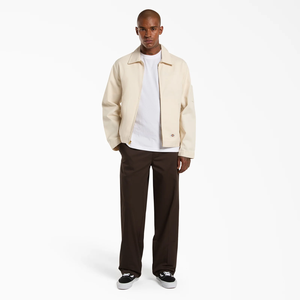 <span class=keywords><strong>Pantalon</strong></span> décontracté pour homme, taille mi-haute, coupe ample et droite, avec braguette zippée, service OEM - Product Image 4