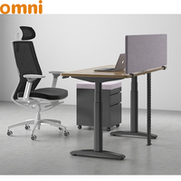 Table d'étude pour enfants à hauteur réglable à deux moteurs Design de bureau moderne avec cadre de levage en métal durable pour s'asseoir et se tenir debout