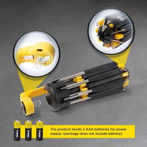Promotional 8-in-1 Multi-Functional <b>Screwdriver</b> <b>Set</b> with LED Light Outdoor Tool Mini Custom Logo - Product Image 5