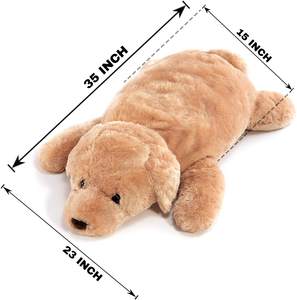 Kustom Realistis Besar Boneka Anjing Memeluk Mainan-Raksasa Tidur Tubuh Mewah Bantal untuk Anak-anak, Dewasa-Ideal - Product Image 3