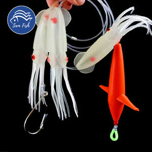 Pluma de atún, plantilla de plomo, cadena de margaritas, curricán de agua salada, señuelo de pesca, aparejo de juego grande, juegos de señuelos, aparejos de pesca al por mayor - Product Image 5