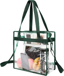 Bolsa Transparente Funcional para Eventos Deportivos 12x6x12, Bolsa Transparente Aprobada para Estadios con Correa Ajustable y Desmontable - Product Image 1