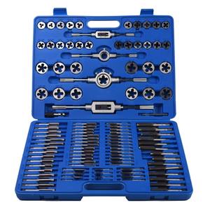 Juego de Machos y Terrajas Métricos, Llave de Macho Manual para Herramientas de Ferretería, Herramientas de Roscado Combinadas de Acero con Recubrimiento de Titanio - Product Image 2