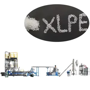 high efficiency plastic extruders granule making machine xlpe pellets cable granulator