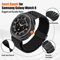 Tali Jam Tangan OEM Ultralight Nylon QuickFit 26 untuk Garmin Tactix 8 AMOLED Fenix 8X Anti Keringat Pria