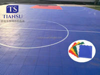 Ineinandergreifende Outdoor-Sport boden matte PP Kunststoff Keramik fliesen Gummi für Fußball Fußball Tischtennis Basketball