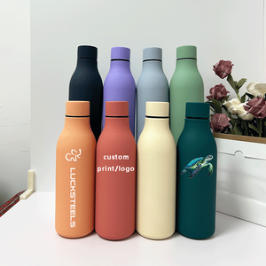 304 stainless steel water bottle 550ml 18oz <b>vacuum</b> double-wall bpa-free tall skinny water bottle stainless steel - Product Image 1