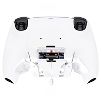 Paddles blancs remappables RISE4 V3, kit de remappage pour PS5, boutons arrière modifiés, accessoires pour manette PS5 BDM030/040/050/060