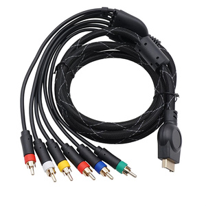 Câble Adaptateur VGA + AV Pour Sony PS2 (PSTwo) - Vers écran PC, Projecteur