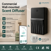 Diffuseur de parfum commercial 950 ml en gros d'usine, contrôle via application Bluetooth, machine aromatique murale antivol pour hôtels et centres commerciaux