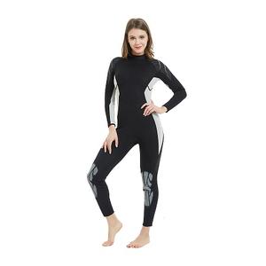 بدلة غوص نسائية عالية الجودة بأكمام طويلة من النيوبرين للسباحة والغوص والتصيد تحت الماء، سماكة 5 ملم - Product Image 3