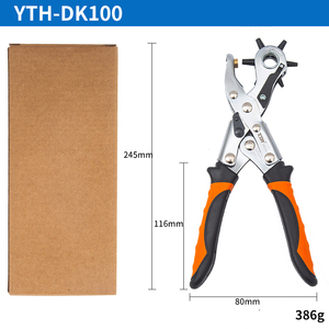 <strong>Hole</strong> Punch Heavy Duty <strong>Leather</strong> <strong>Hole</strong> <strong>Puncher</strong> for <strong>Belts</strong> Watch Bands Straps Dog Collars Saddles Shoes DIY Home or Craft Projects - Product Image 2