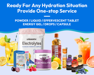 Lifestrad bubuk elektrolit rehidrasi cepat <span class=keywords><strong>Vitamin</strong></span> C kekuatan tinggi, B1, B3, B5, suplemen <span class=keywords><strong>B12</strong></span> hidrasi instan & energi - Product Image 5