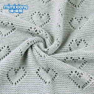 Cotton Knit <strong>Baby</strong> <strong>Blanket</strong> Heart-shaped Jacquard Newborn <strong>Baby</strong> <strong>Blanket</strong> <strong>Personalised</strong> <strong>Baby</strong> <strong>Blanket</strong> - Product Image 3