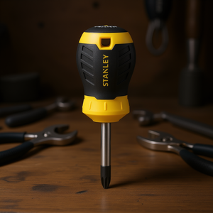 Stanley <b>Screwdriver</b> Pozidriv Nano Cushion Grip Handle 3 In 1 <b>Multi</b> <b>Bit</b> Tool - Product Image 3