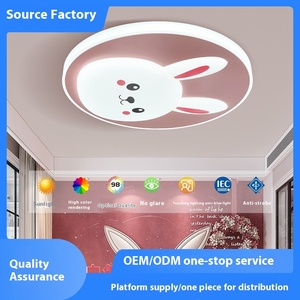 Pianta piena spettro coniglio cartone animato <span class=keywords><strong>lampada</strong></span> a soffitto a LED IP65 valutazione creativo protezione degli occhi per il ragazzo ragazza camera da letto carina per bambini - Product Image 2
