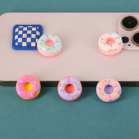 Cabujones de resina de imitación de frutas, galletas y donas para decoración de teléfonos, manualidades DIY y miniaturas para casas de muñecas