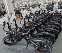 2024 nouveau Design aluminium batterie au Lithium vélo électrique pliable 20 pouces hors route Push Bike Fatbike en Stock entrepôt de l'UE