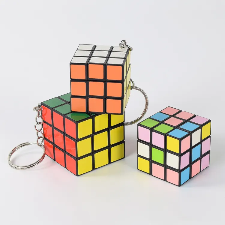 Di plastica personalizzati diverse opzioni di formato 6 lati di promozione mini cubo magico