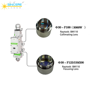 절단 헤드 레이저 용접 헤드 예비 부품 레이저 소모품 레이저 장비 부품용 콜리메이터 렌즈 포커스 렌즈 - Product Image 2
