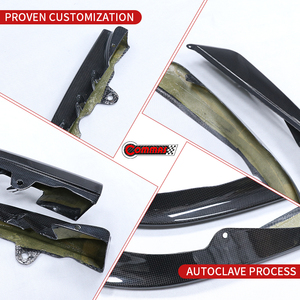 ราคาโปรโมชั่น ชิ้นส่วนรถยนต์คาร์บอนไฟเบอร์แห้งแบบ OEM สำหรับตกแต่งมุมกันชนหน้ารถ Ferrari SF90 - Product Image 2