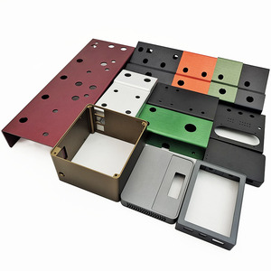 Anodização Pó Revestimento Branco Alumínio Aço Efeito Dobrado Pedal Chassis Plate Cover Enclosure Frame para instrumento eletrônico - Product Image 1