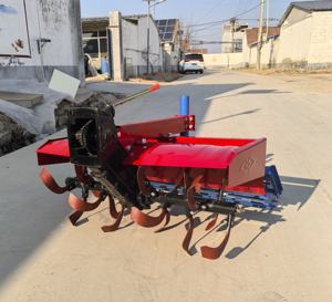 <span class=keywords><strong>Tracteur</strong></span> à chenilles miniature de 12 CV avec moteur diesel + cultivateur rotatif de 90 cm de large + machine à broyer le sol - Product Image 2