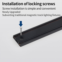Système de spots LED magnétiques modulaires en aluminium ultra-mince et moderne 48V avec un CRI élevé de 90