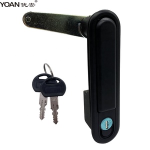 Bảo mật cao kẽm-hợp kim màu đen bột tráng keyed khác nhau Mạng Máy chủ Tủ đẩy khóa - Product Image 1