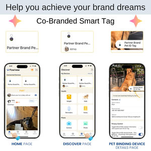 PawView מותאם אישית סיליקון חכם קוד QR תג חיות מחמד סיטונאי כלב רתמת תג אוויר מחזיק צווארון תג זיהוי כלב חיית מחמד מותאם אישית - Product Image 6