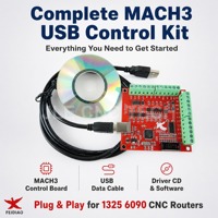 Carte de connexion USB CNC Mach3 JLE CNC TECH 4 axes 100 kHz pour moteur pas à pas et servomoteur