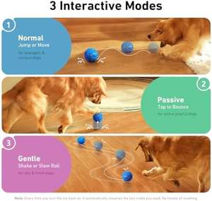 ของเล่นสุนัขแบบโต้ตอบสุดล้ำสำหรับสุนัขพันธุ์ใหญ่ของเล่นยางและพลาสติกแบบยั่งยืน - Product Image 4