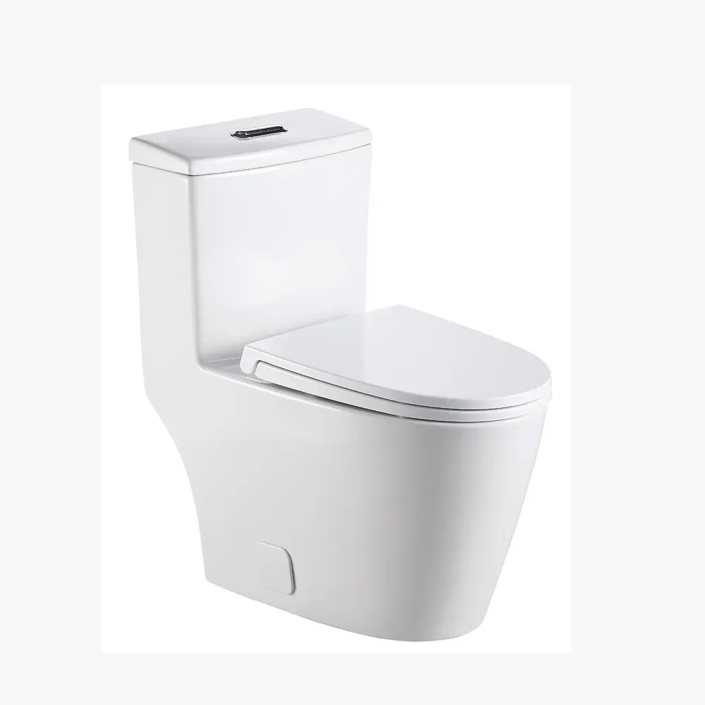 T-137 Ceramic Washdown One Piece Toilet With S-Trap Bathroom WC Piss Toilet