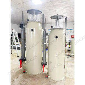 جهاز تنقية مياه الاستزراع المائي الدائري المعتمد من CE بطول 10 أمتار من CATAQUA، جامع رغوة ومزيل بروتين للمياه البحرية والعذبة - Product Image 4