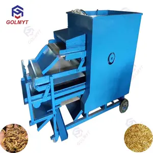 New generation Yellow mealworm sieving machine/fully automatic bread worms screening machine/high capacity bread worms sorter