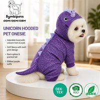 Vêtements de cosplay pour chien, expédition immédiate, pull de Noël pour chien, costume de dessin animé dinosaure perroquet pour animaux de compagnie Teddy Pomeranian