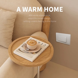 Tombol tekan kontrol cahaya Rocker besar, sakelar dinding untuk rumah, tahan api, permukaan sutra, sakelar Dinding 1 Gang 1/<span class=keywords><strong>2</strong></span> cara - Product Image 2