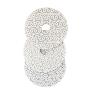 4 Zoll Granit-Blumen-Polierpads mit Klettverschluss, Diamant-Nasspolierpads in <span class=keywords><strong>3</strong></span> Stufen für Marmor, Porzellan, Beton - Product Image 6