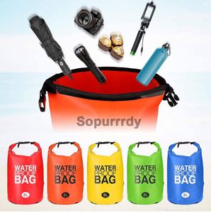 Sac étanche robuste avec logo personnalisé pour activités de plein air, design à enroulement, idéal pour le kayak, le rafting, la plage, la randonnée - Product Image 4